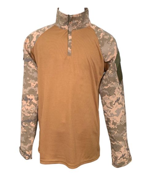 Сорочка Tactic4Profi УБАКС ріпстоп-кулмакс піксель-койот з довгим рукавом L | Зображення 1