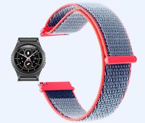 Нейлоновый ремешок Primo для часов Samsung Gear S2 Classic  SM-R732 / RM-735 - Neon Red