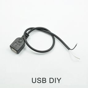 Роз'єм USB "мама" з кабелем 30см.