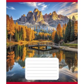 Тетрадь ученическая "Красота природы" 012-500301K-5 в клетку, 12 листов (959050)