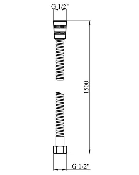 Шланг для душу Kroner KRP - SCH620 (CV031197) | Зображення 1