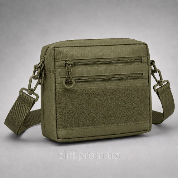 Чоловіча тактична сумка EDC Cordura 600D, сумка для патчів 25×20×5,5 см хакі | Зображення 6