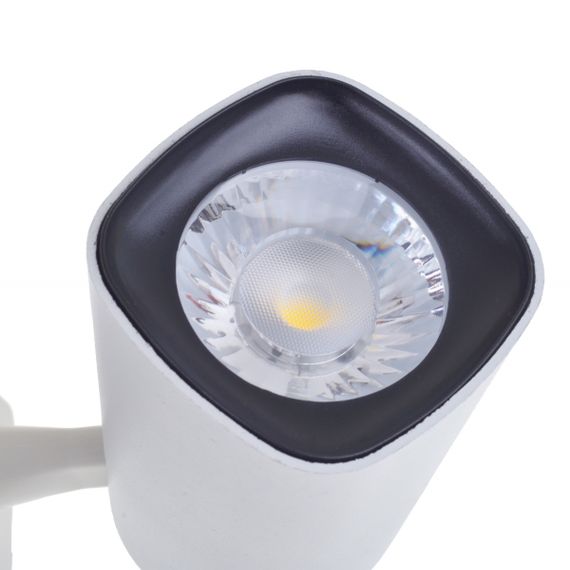 Светильник трековый поворотный LED KW-230/28W NW WH | Зображення 7