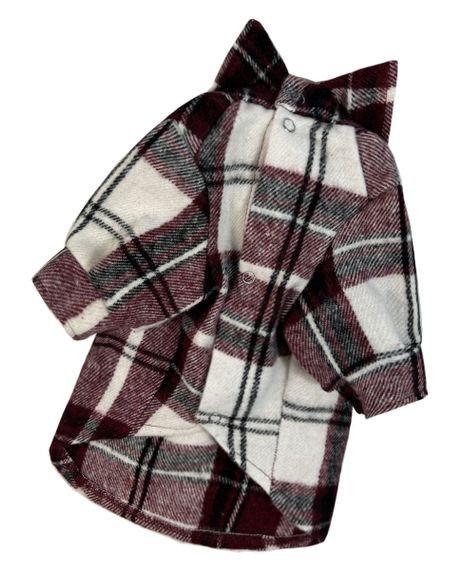 Сорочка картата винного кольору RUB-54 | Зображення 3