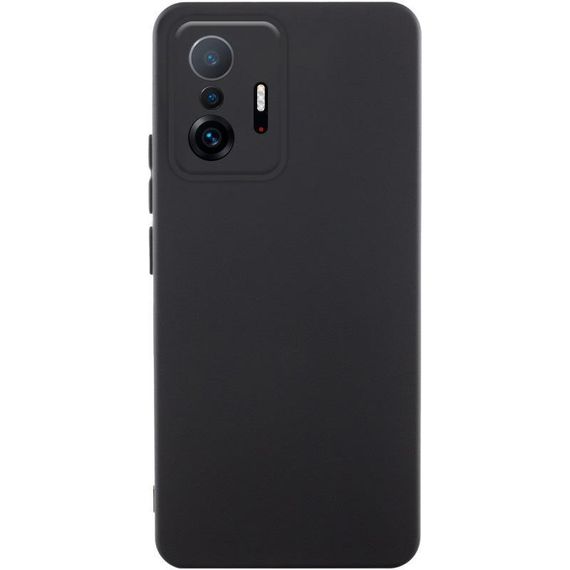 Чохол Silicone Cover Lakshmi Full Camera (AAA) для Xiaomi 11T / 11T Pro Чорний / Black