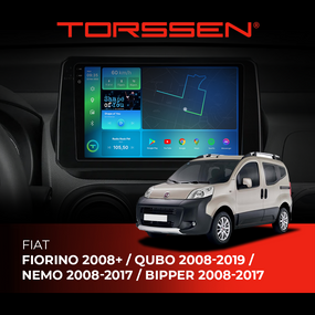 Штатна магнітола Torssen 2K Fiat Fiorino 08+ /Qubo 08-19 / Nemo 08-17 / Bipper 08-17 F106128