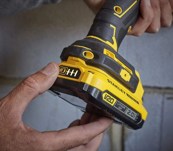 Дриль-шурупокрут ударний акумуляторний Stanley Fatmax з АКБ та ЗП SFMCD715D2K | Зображення 5