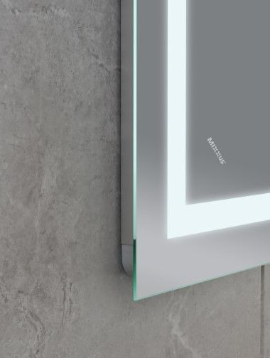 Дзеркало Mixxus Warm MR02-100x70 (годинник, LED-підсвічування, антизапотівання) (MI6002) | Зображення 1