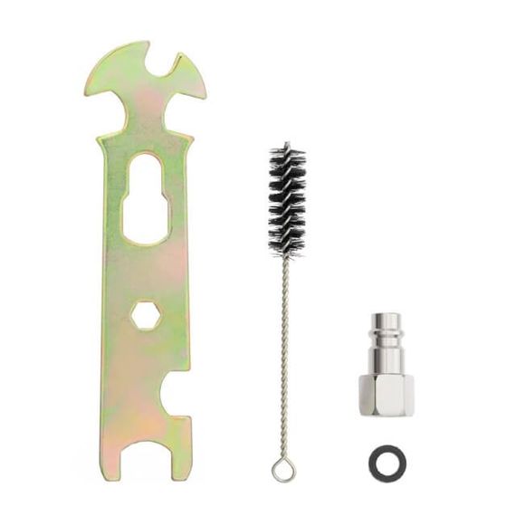 Фарбопульт пневматичний HP, форсунка 1.5 мм, верхній металевий бачок 400 мл., 5бар INTERTOOL PT-02021 | Зображення 5