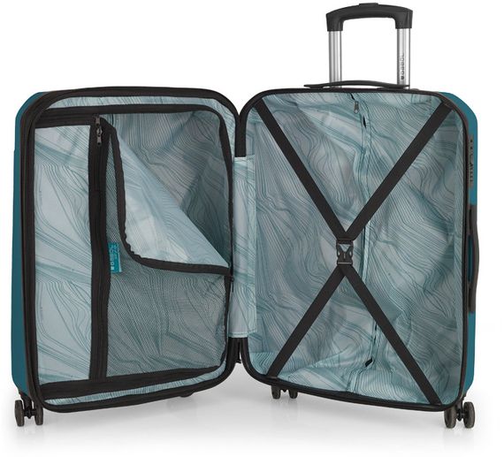 Валіза Gabol Mercury (M) Turquoise Чемодан дорожній для речей Великий місткий чемодан для подорожей | Зображення 3