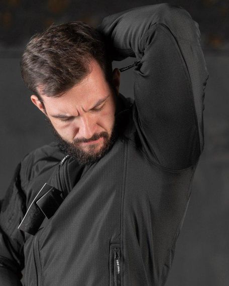 Весняна тактична куртка carrier (аналог uf pro) чорна ВТ0546 | Зображення 7