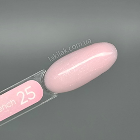 База Valeri French Base №25 (блідо-рожевий зі срібним шимером) 6мл