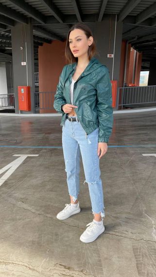 Жіноча легка куртка Angel зелений | Зображення 4