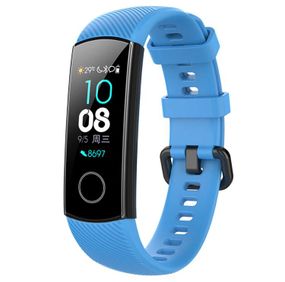 Силіконовий ремінець Primo для фітнес-браслета Huawei Honor Band 4 / 5 - Sky Blue