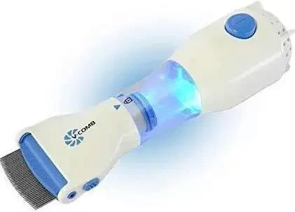 Електричний гребінь від вошей з витяжкою licrtec V-comb  ⁇  Гребінець від вошей | Зображення 3