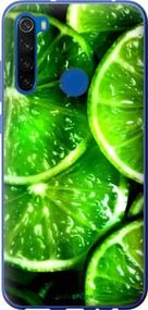 Чохол на Xiaomi Redmi Note 8T Зелені часточки лимона "852u-1818-2448"