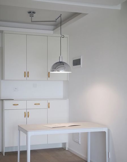 Люстра підвісна на 1 лампочку 26735 Хром 35-75х35х35 см. | Зображення 6