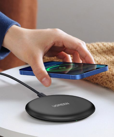 Зарядное устройство Ugreen CD186 Wireless Charging Pad 15 W Черный | Зображення 1