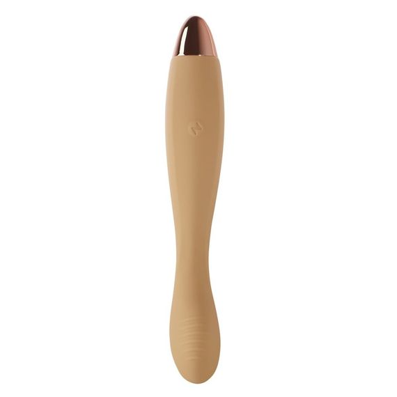 Вібратор для стимуляції точки G та клітора Sweet Em Velvet Lure, ніжно жовтий Sex Aura | Зображення 1