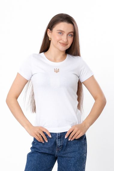 Футболка жіноча Носи своє 48 Білий (p-9933-164477) | Зображення 1