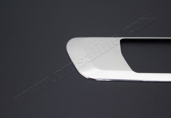 Накладка на задню ручку (без камери, нерж) для Nissan Navara/NP300 2016↗ | Зображення 1