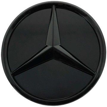 Эмблема решетки радиатора Mercedes Benz Vito W447 14-/ W253/X253 15- (чёрный глянец/ D=210/190 mm),M 000 880