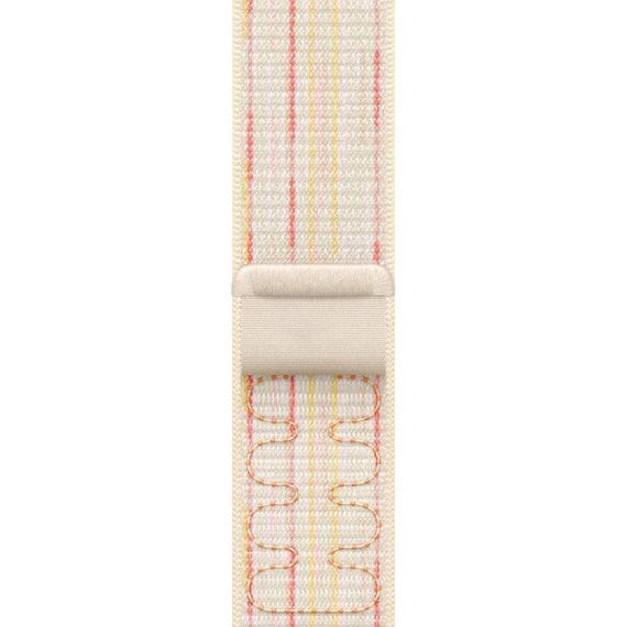 Ремешок Nylon Sport Loop для Apple Watch 42(ser.1-3)/44/45/46/49mm Starlight / Pink