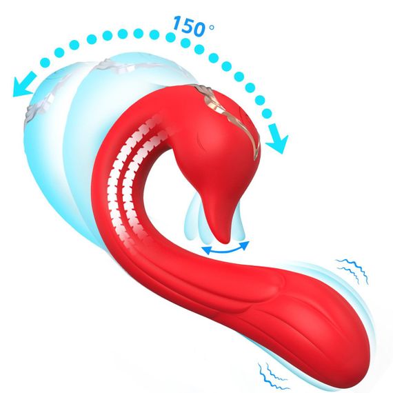 Вибратор - Swan Red Sex Aura | Зображення 5