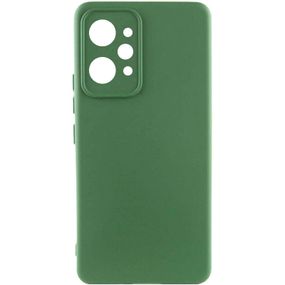 Чохол Silicone Cover Lakshmi Full Camera (AAA) для Xiaomi Redmi 12 Зелений / Cyprus Green, Full camera