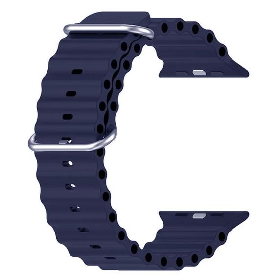 Ремінець Ocean Band для Apple Watch 38/40/41/42mm(ser.10) Синій / Deep navy | Зображення 2