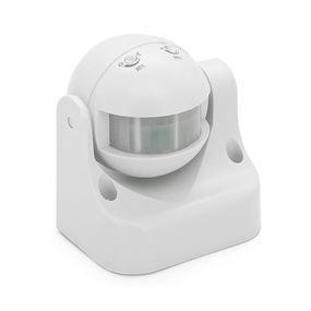 Датчик руху + сутінковий LINEA 1000W 220-240V IP44 180 градусів. 95х85х70мм білий