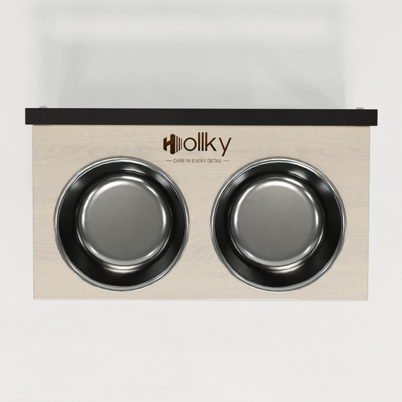 Миски на регульованій підставці для середніх собак Hollky Flex M (2 × 0.85 л) FM-422530-BLWH | Зображення 7