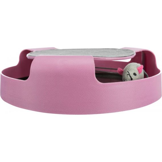 Іграшка Trixie Catch The Mouse для котів Трек ігровий з плюшевою мишкою пластик 25х6 см | Зображення 1