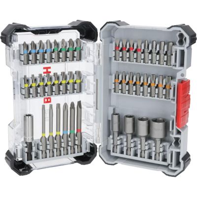 Набор бит Bosch Extra Hard Screwdriver Bit Set, 46шт, магнітний бітотримач, PH,PZ,T, SL, HEX, кейс (2.607.017.723)