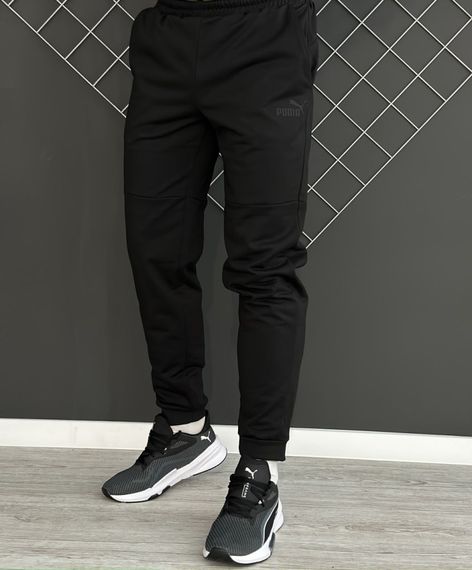 Демісезонний спортивний костюм Puma кофта на змійці хакі + чорні штани (двонитка) RD107/RD111 | Зображення 5