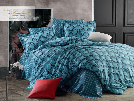 Постельное белье Istanbul 200×220 Satin Avine-mint