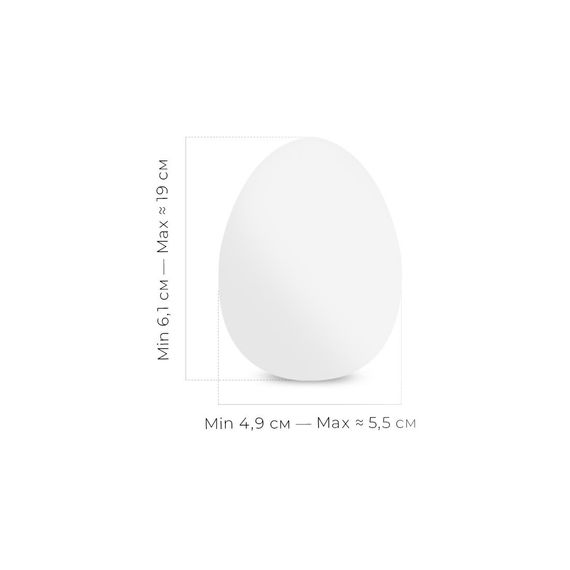 Мастурбатор-яйце Tenga Egg Boxy з геометричним рельєфом | Зображення 1