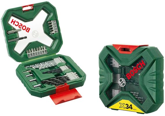 Сверла и насадки Bosch X-LINE-34, набор 34 ед. (2.607.010.608) | Зображення 1