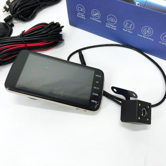 Автомобільний відеореєстратор X600 LCD 4 Angel Lens камери 1080P Full HD TF | Зображення 5