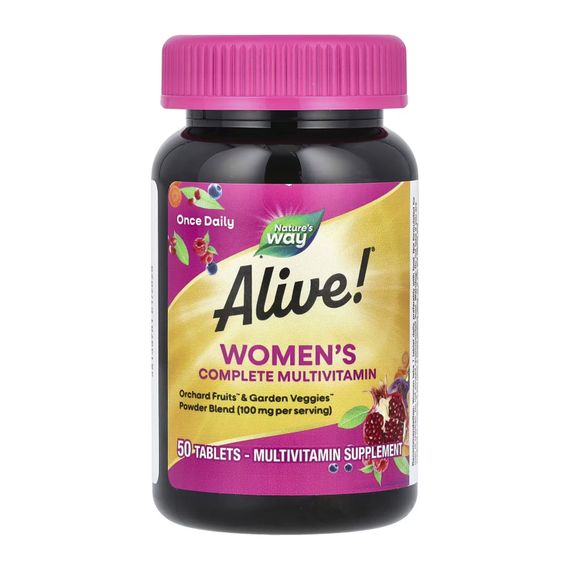 Alive!® Women's Complete Multivitamin - 50 tabs | Зображення 2