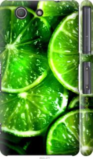 Чохол на Sony Xperia Z3 Compact D5803 Зелені часточки лимона "852c-277-2448"