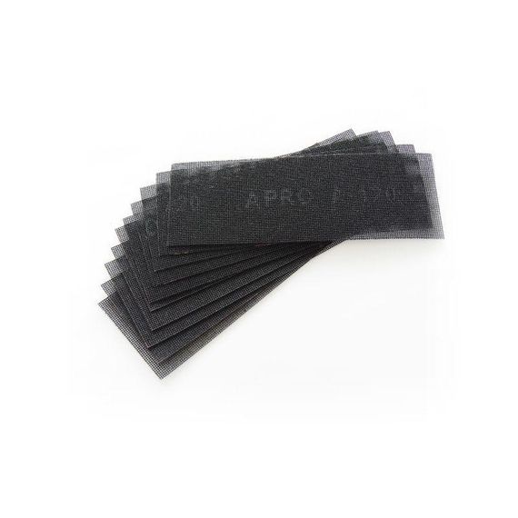 Сетка абразивная APRO P120 105*280мм электрокорунд (10шт) | Зображення 1