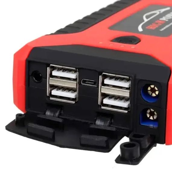Пускозарядний пристрій 300/600A Jump Starter Pump з компресором 29B 99800 mAh | Зображення 5