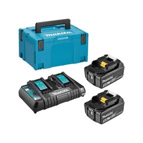 Набор аккумуляторов BL1850B (2 шт) и зарядное устройство для продукции Makita LXT (197629-2)