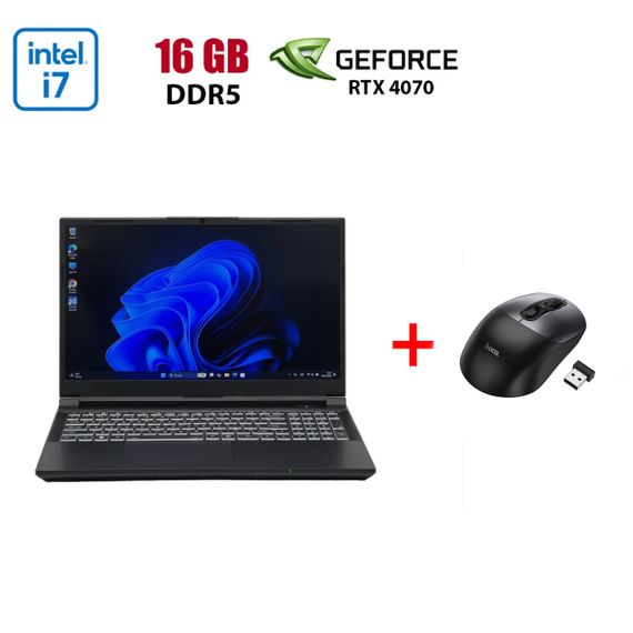 Ігровий ноутбук XPG Xenia 15G / 15.6" (1920x1080) IPS / Intel Core i7-13700H (14 (20) ядер по 2.4 - 5.0 GHz) / 16 GB DDR5 / 960 GB SSD / nVidia GeForce RTX 4070, 8 GB GDDR6, 128-bit / WebCam б/в + Подарунок Бездротова миша HOCO GM28