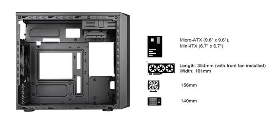 Корпус SilverStone Fara FA311-B без БП 2xUSB3.0 SST-FA311-B | Зображення 3