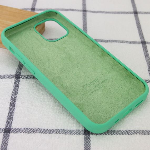 Чехол Silicone Case Full Protective (AA) для Apple iPhone 13 (6.1") Зеленый / Spearmint | Зображення 2