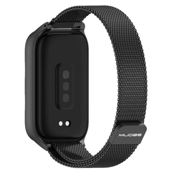 Ремінець металевий Mijobs Magnet для Xiaomi Smart Band 9 Active з магнітною застібкою - Black | Зображення 2