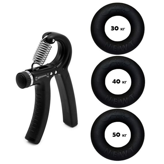 Набор кистевых эспандеров кольцо+эспандер ножницы Power Grip Set1 NE-1587-60