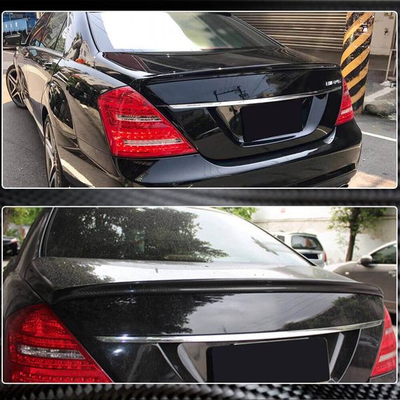 Спойлер V2 (Карбон) для Mercedes S-сlass W221 2005-2013 рр | Зображення 3